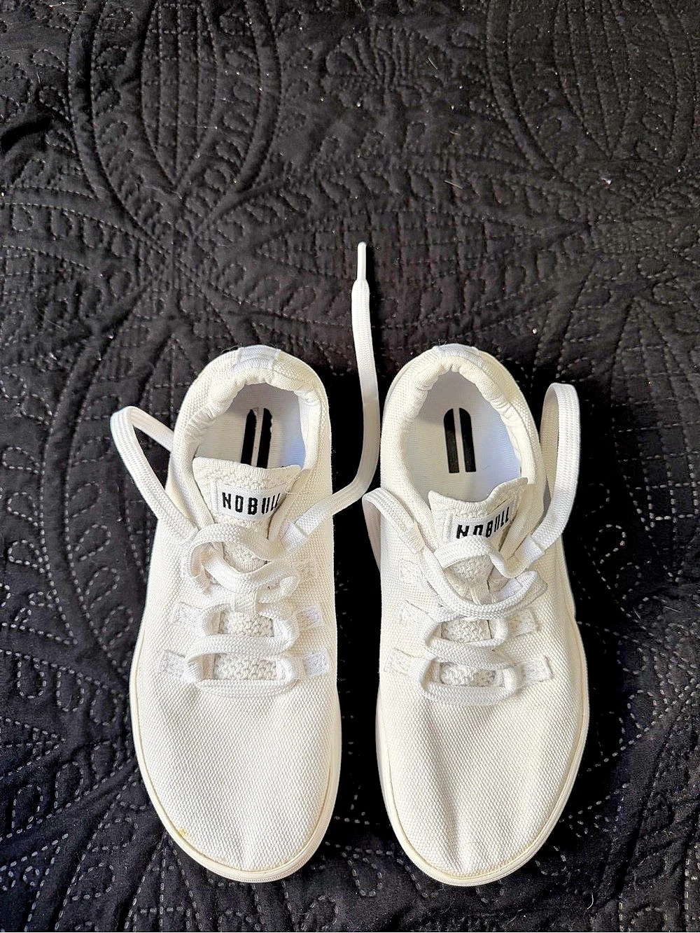Nobull Allday Knit White Sneakers W7.5